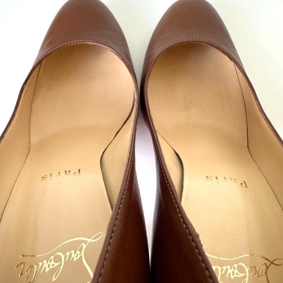 Christian Louboutin Nappa Leather Almond Toe 100mm Heels Pumps 36.5 - Picture 11 of 16